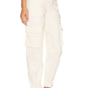 MOTHER Women's Cream Cargo Joggers
